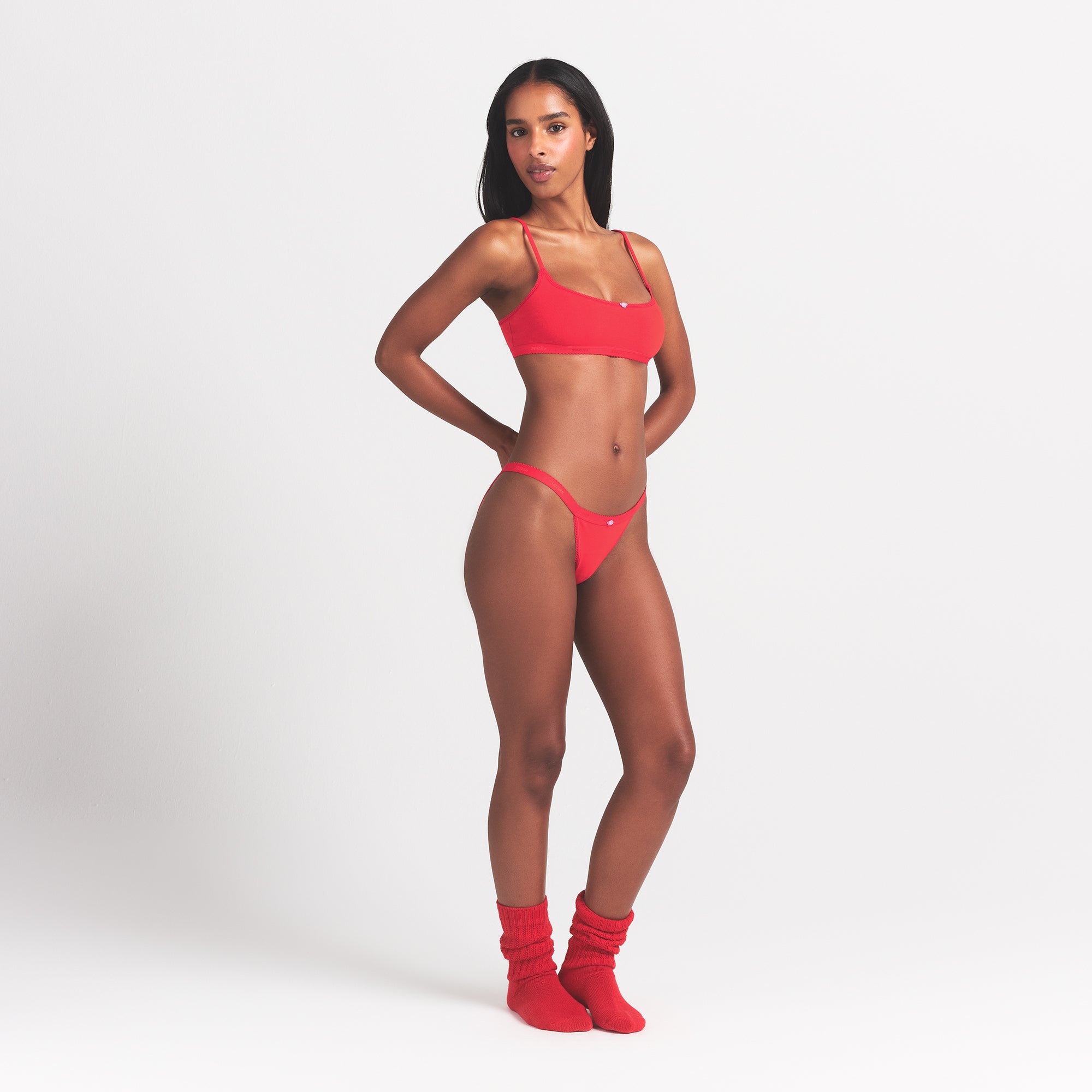 Logo Picot String Bikini