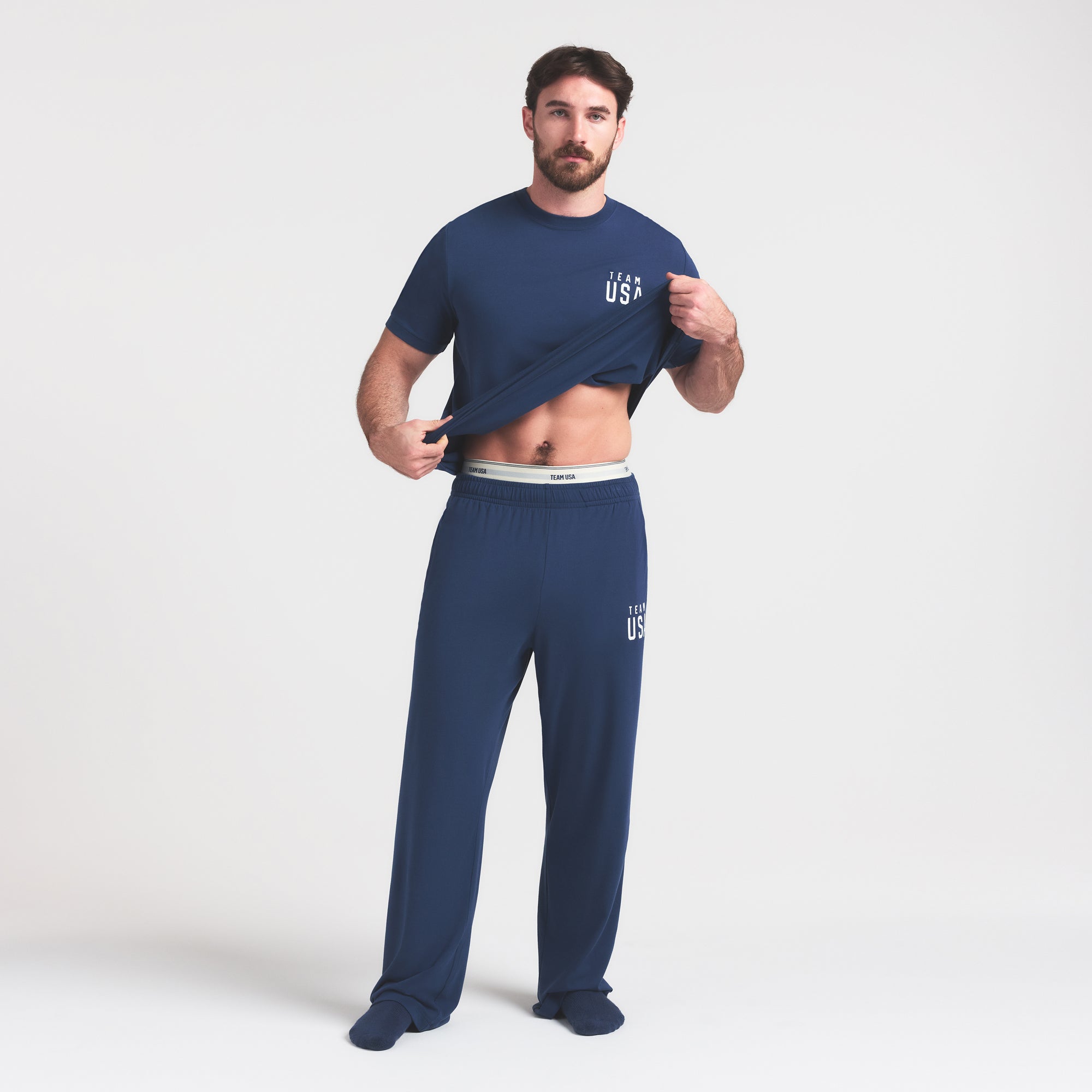 Jersey Sleep Mens Olympic Pant - Image 3