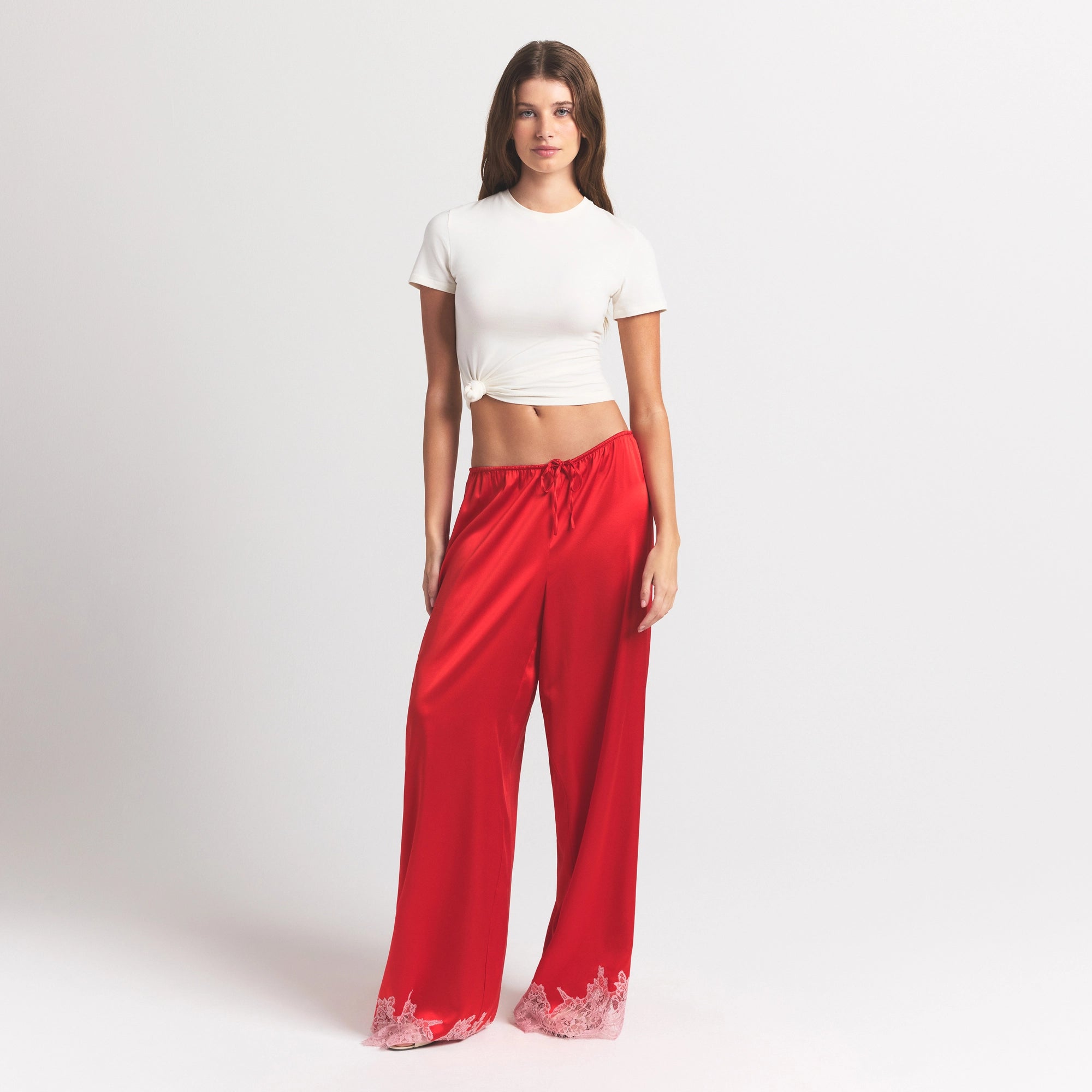 Lace Straight Leg Pant - Image 5