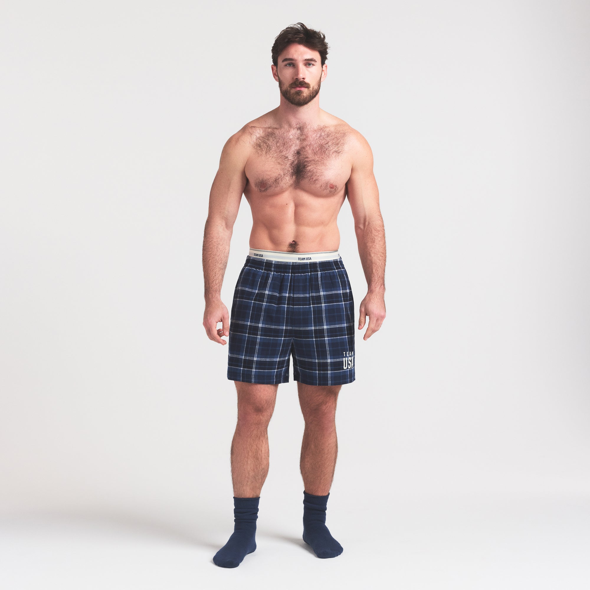Flannel Sleep Mens Olympic Short