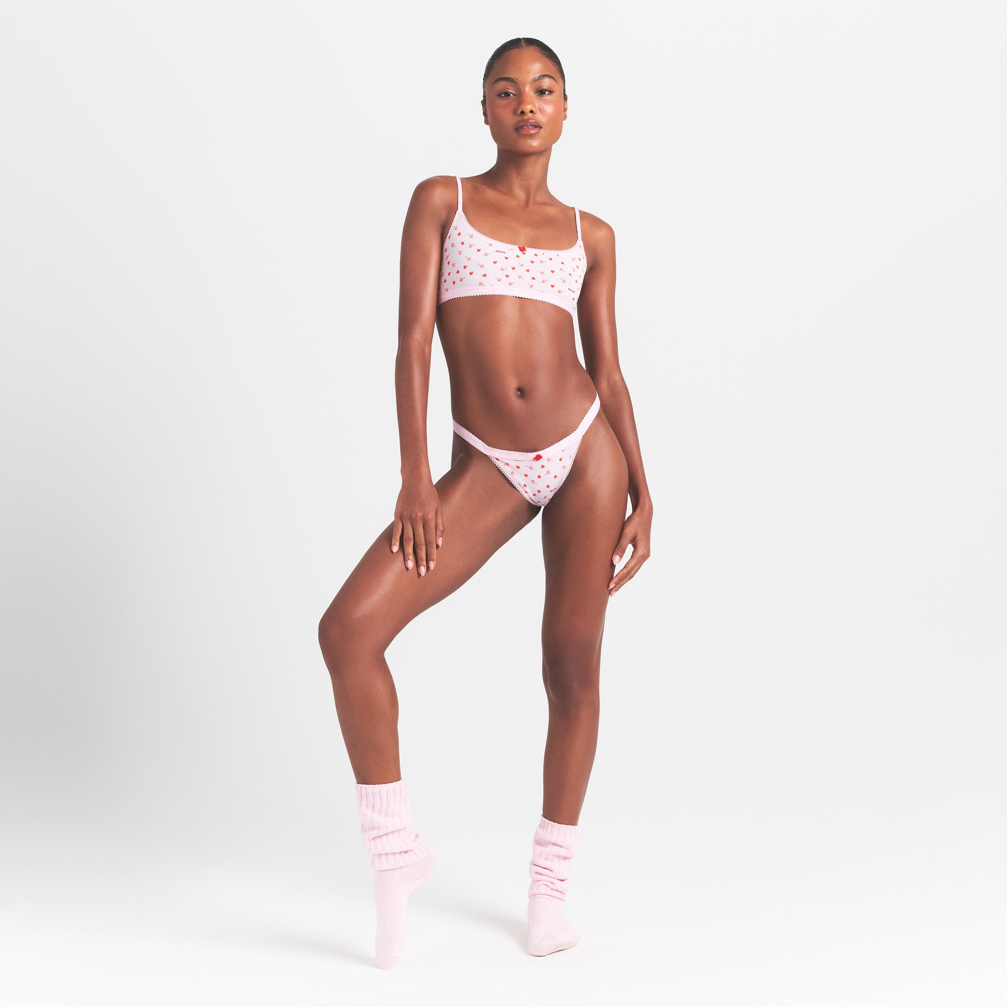 Logo Picot Scoop Bralette