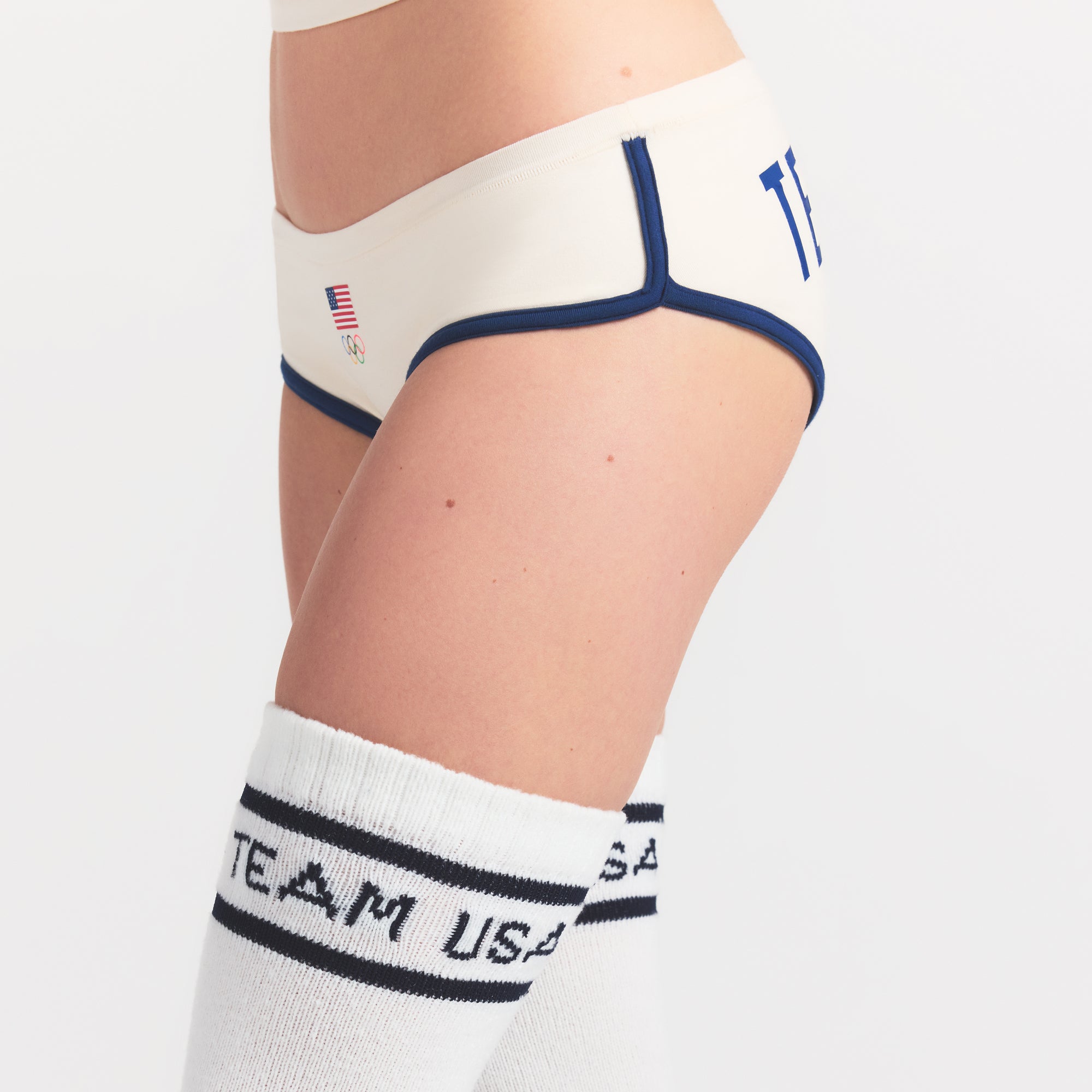 Cotton Jersey Olympic Dolphin Boy Short - Image 3