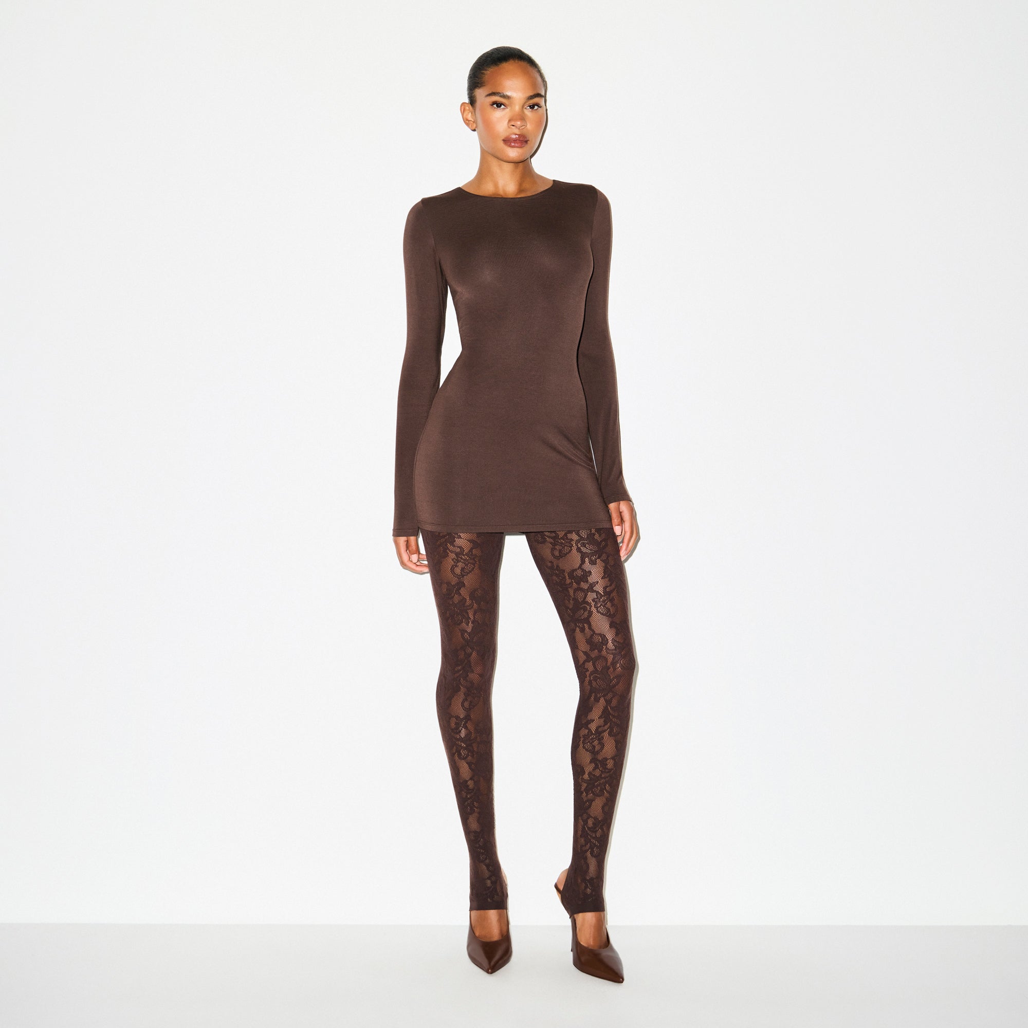 Crewneck Mini Dress