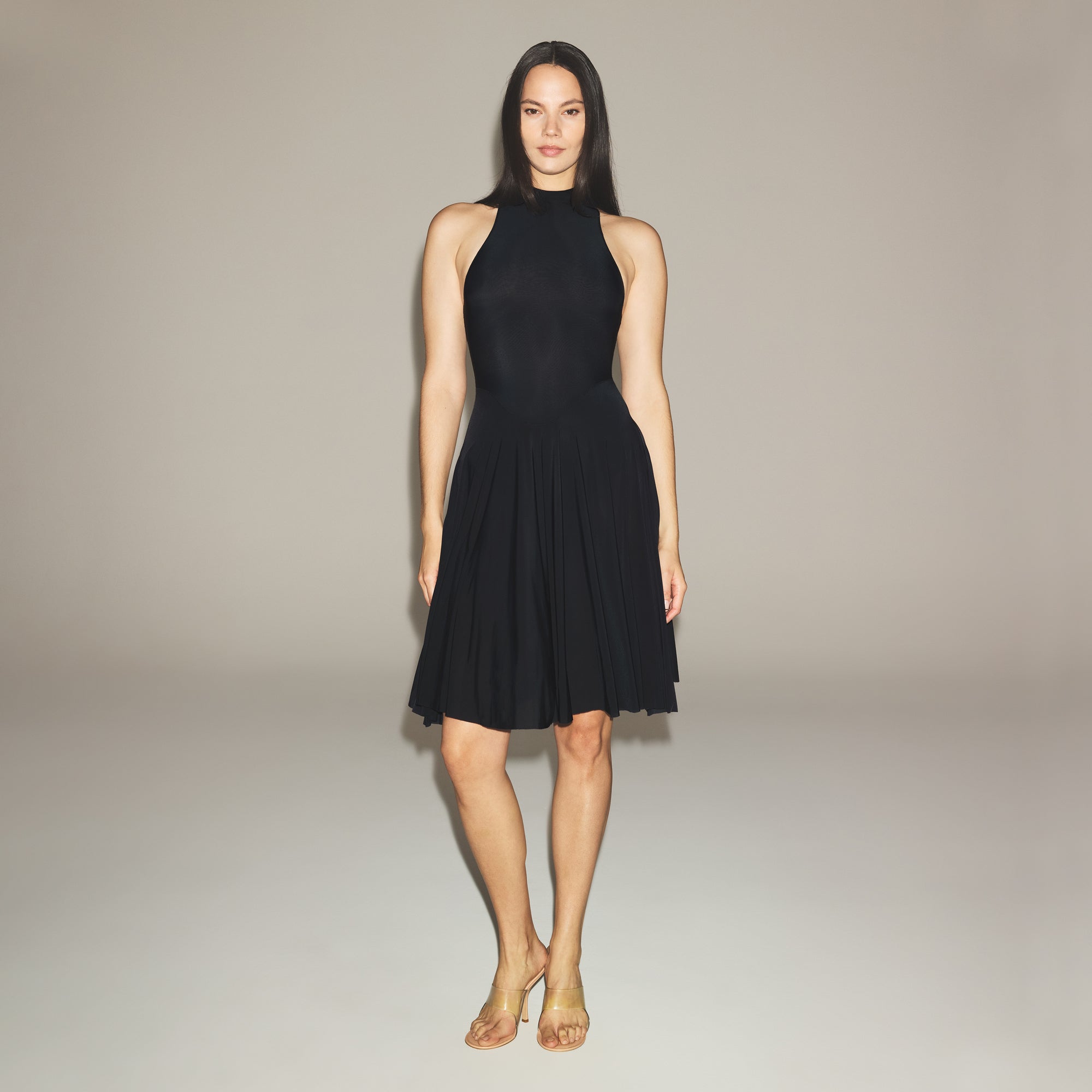 High Neck Midi Dress - Image 4