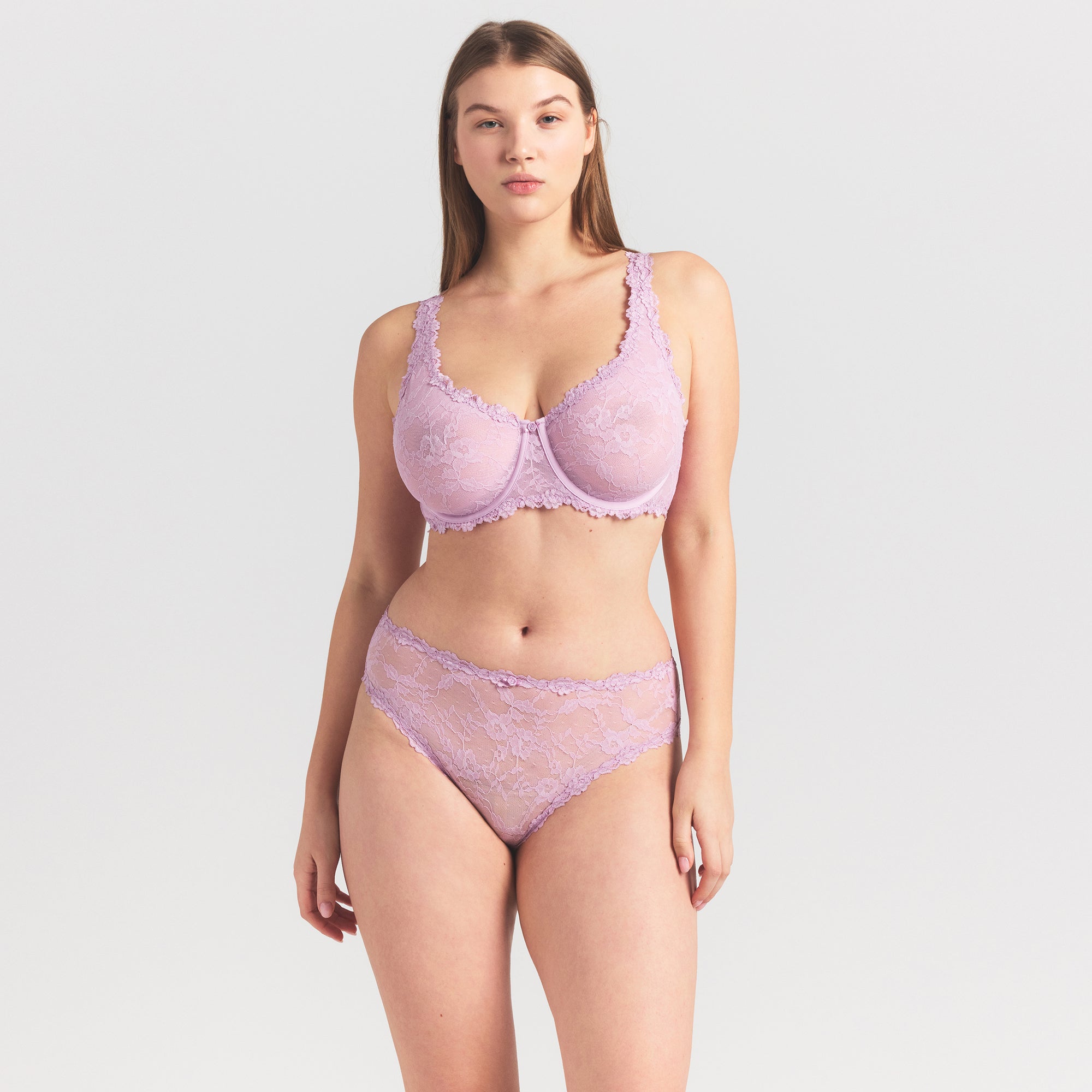 Unlined Full Coverage Bra - Image 2
