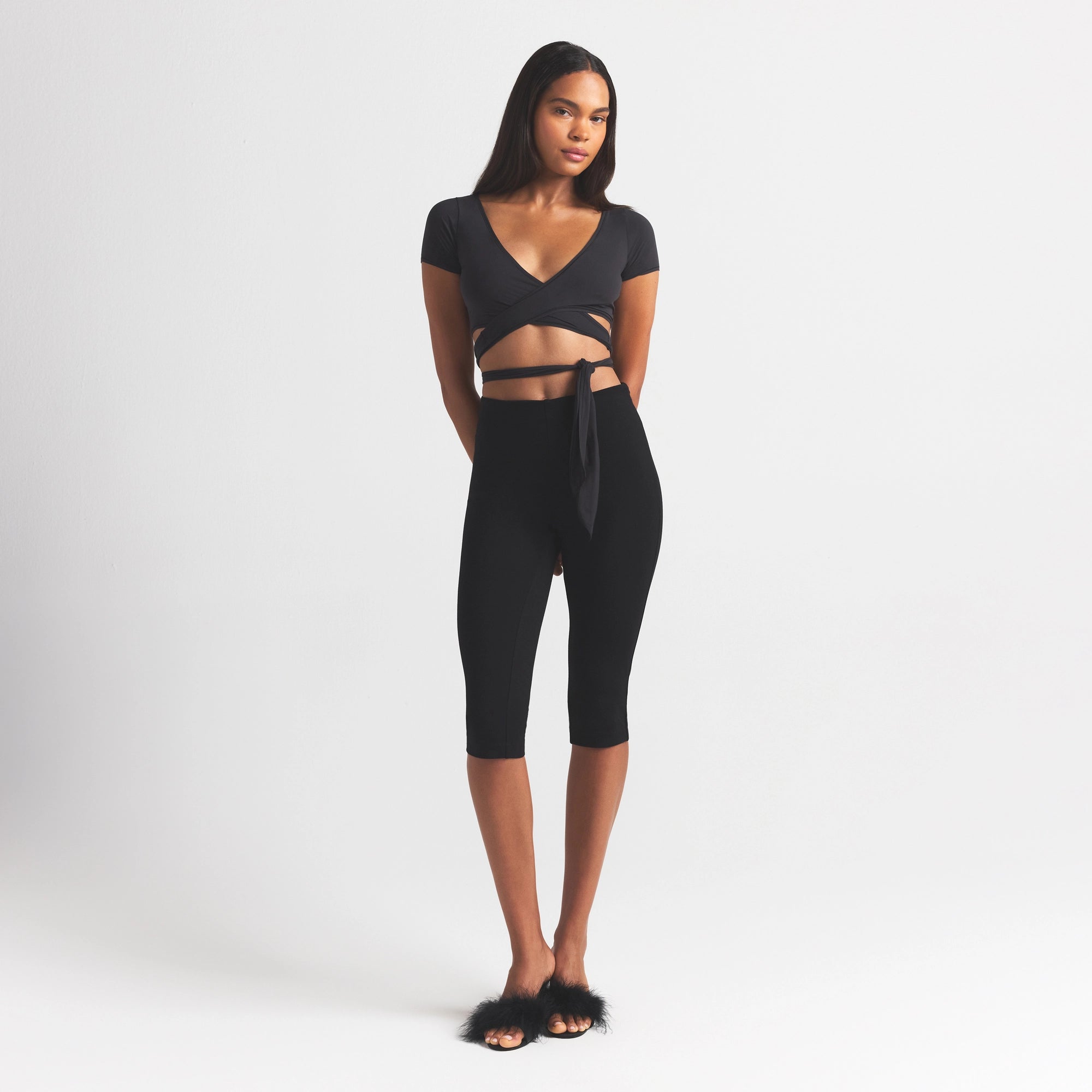 Wrap Super Cropped T-Shirt