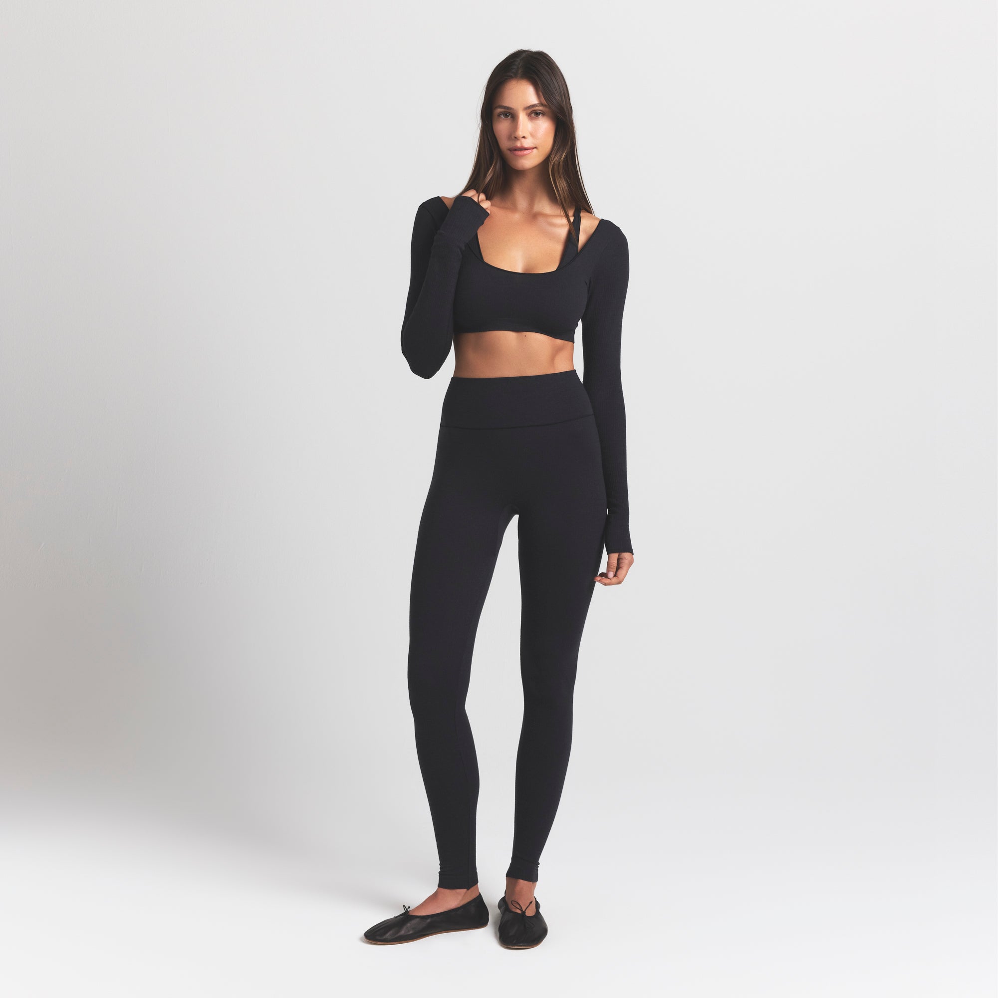 Long Sleeve Super Cropped Top