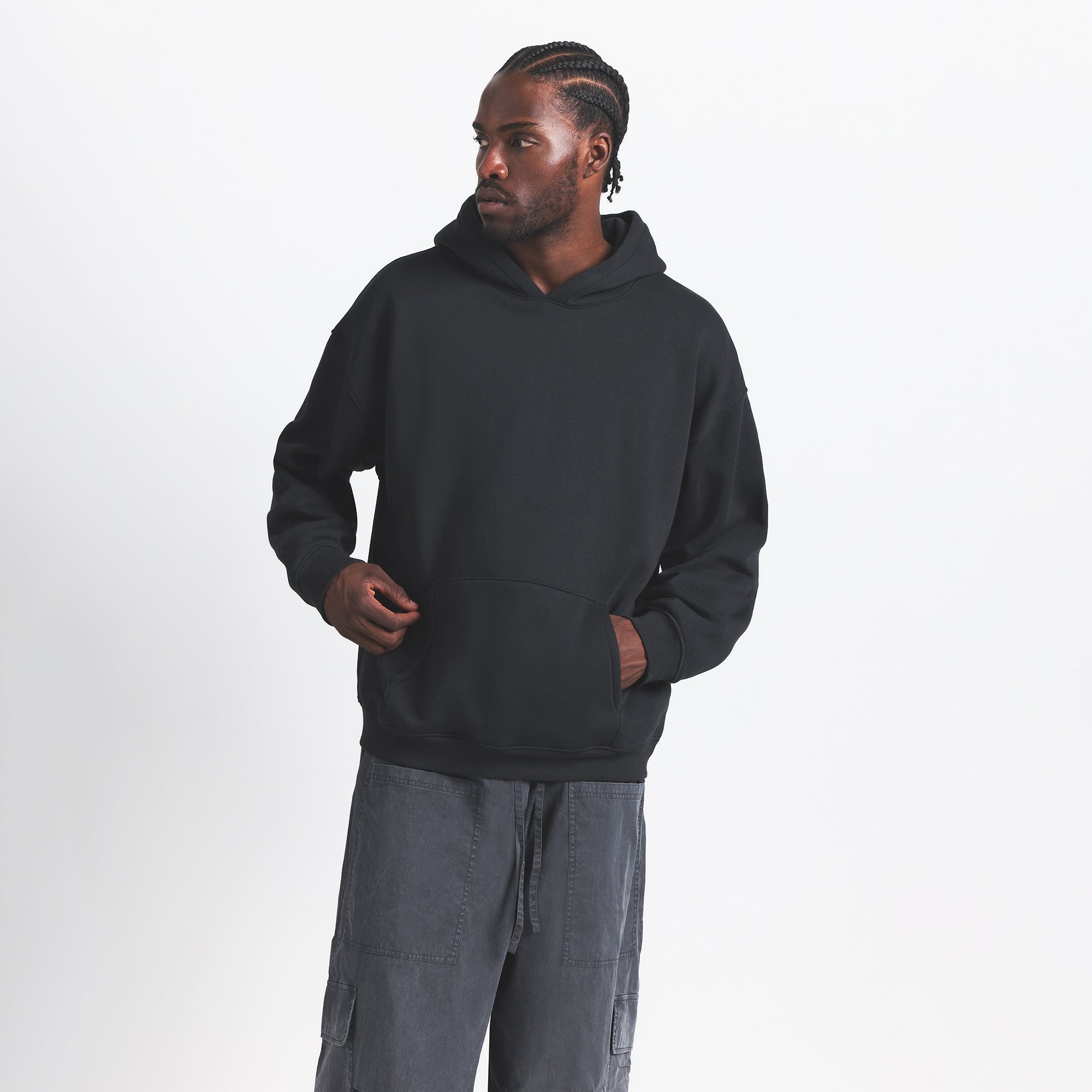 Mens Relaxed Hoodie - Image 2