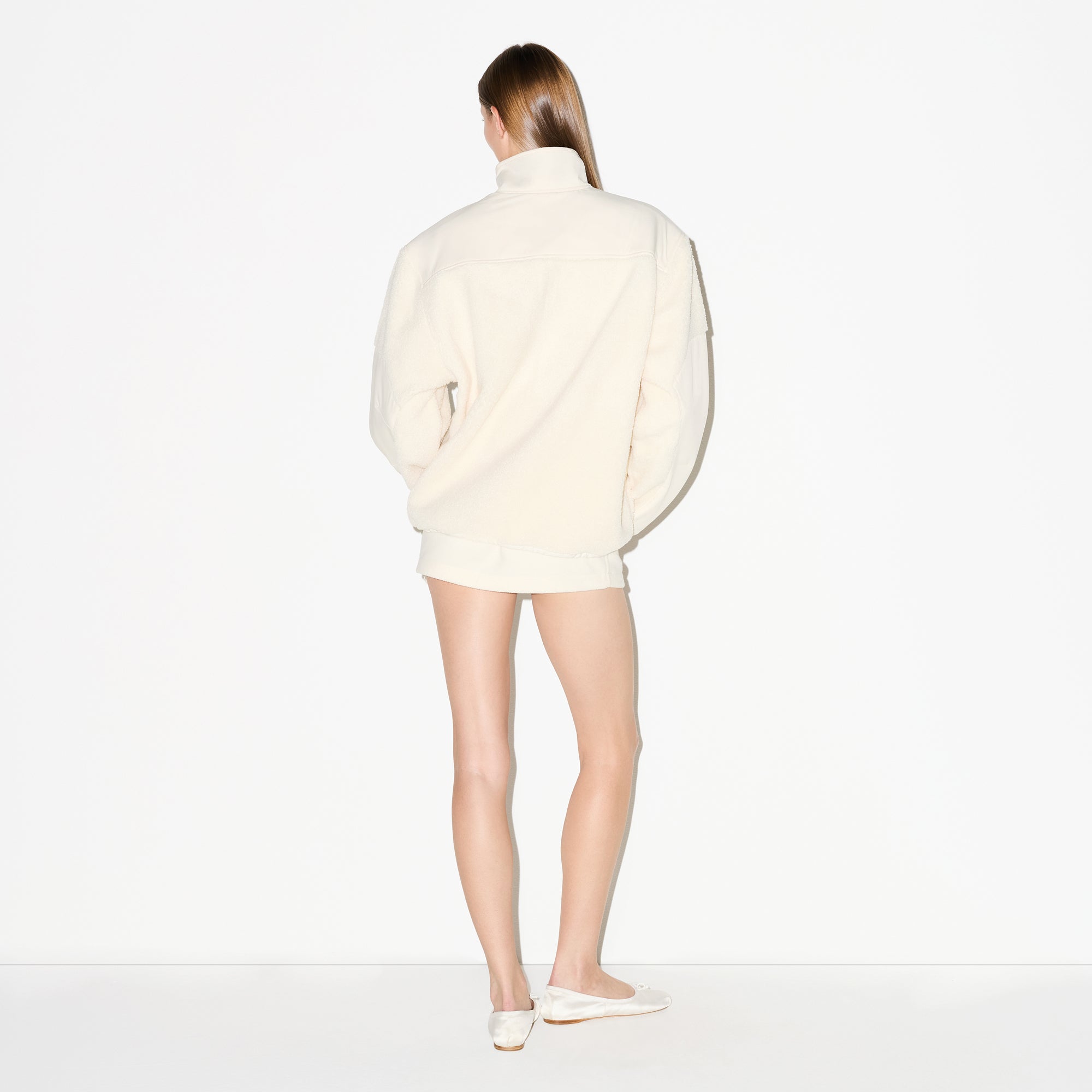 Oversized Half Zip Up Pullover - Image 8