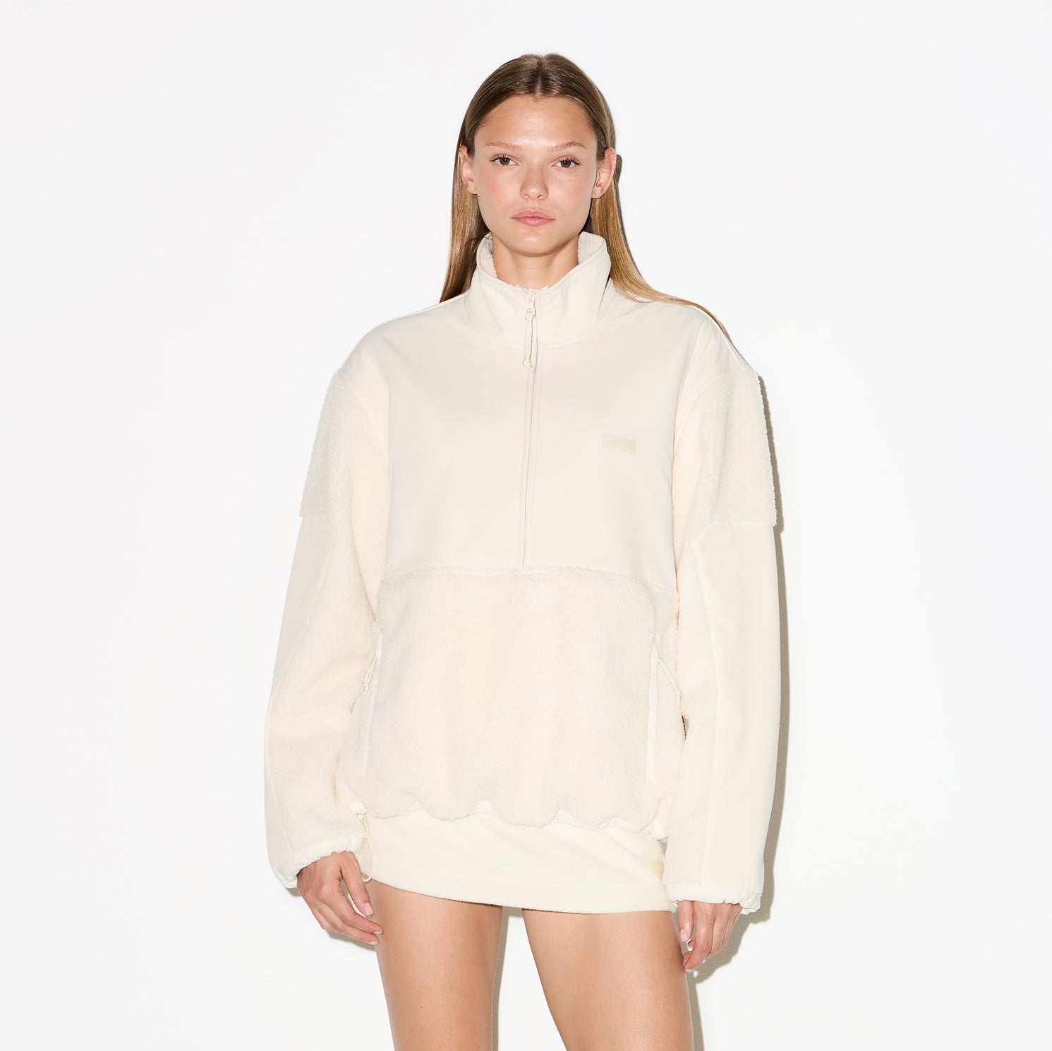 Oversized Half Zip Up Pullover - Image 6