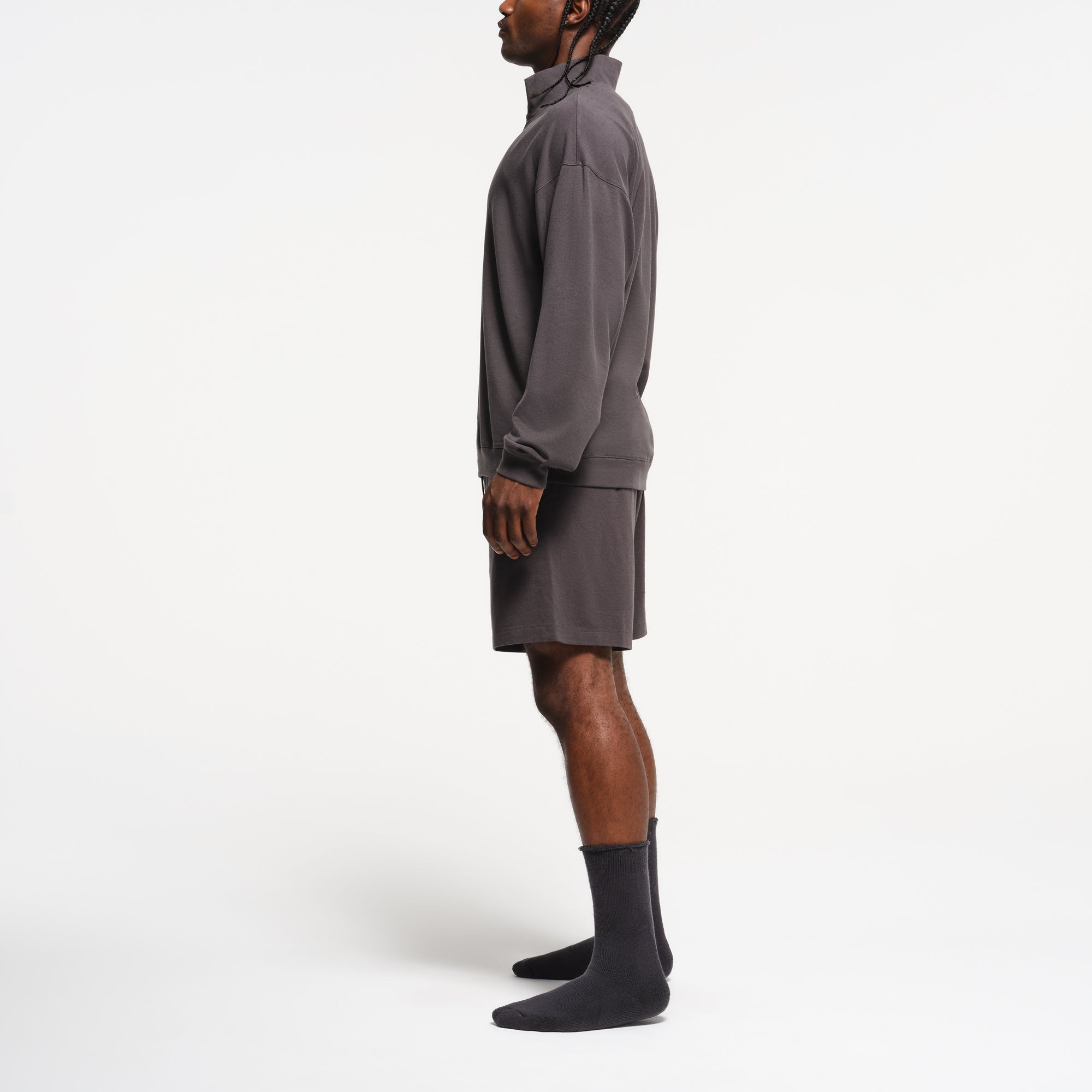 Mens Relaxed Quarter Zip Pullover - Image 2