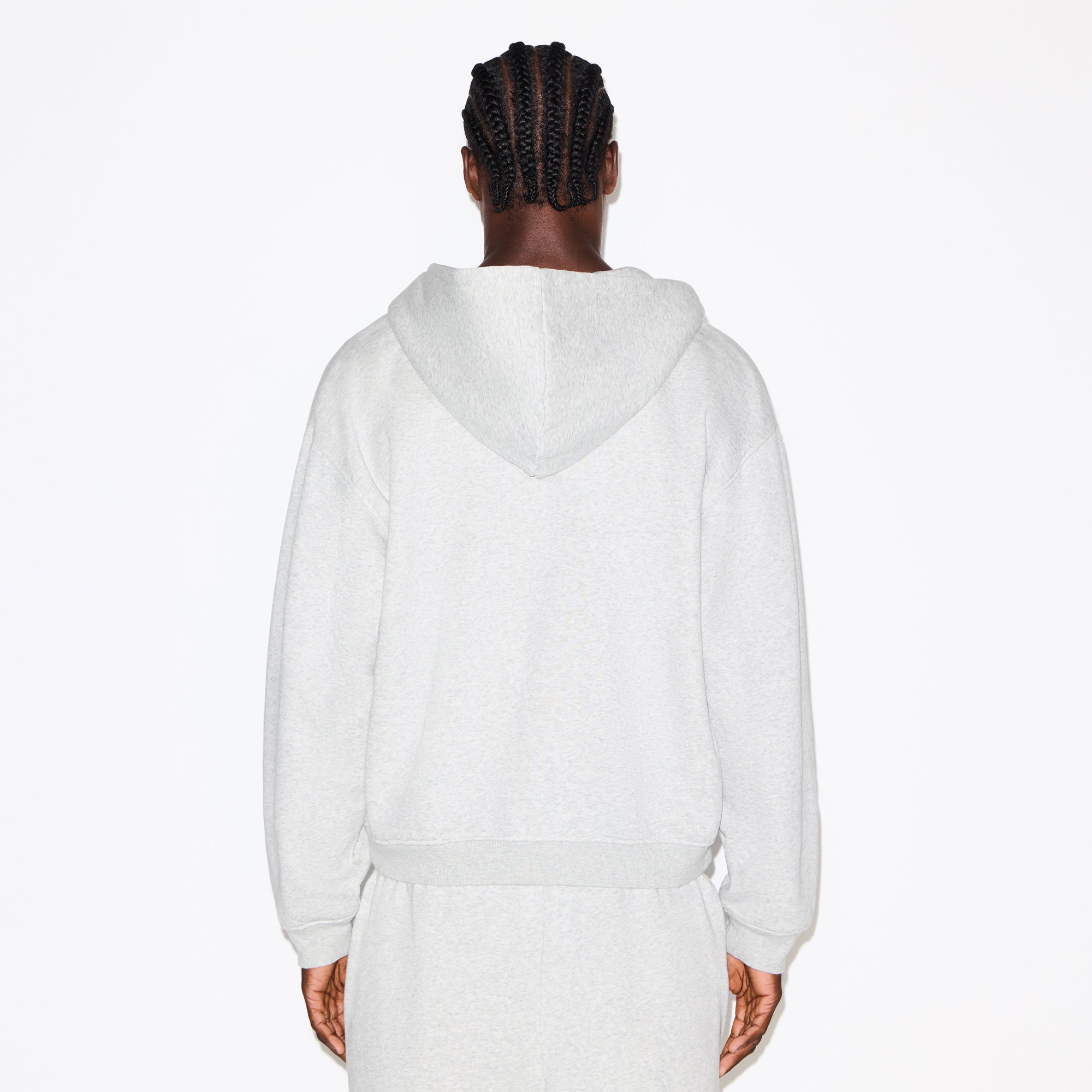 Mens Relaxed Zip Up Hoodie - Image 5