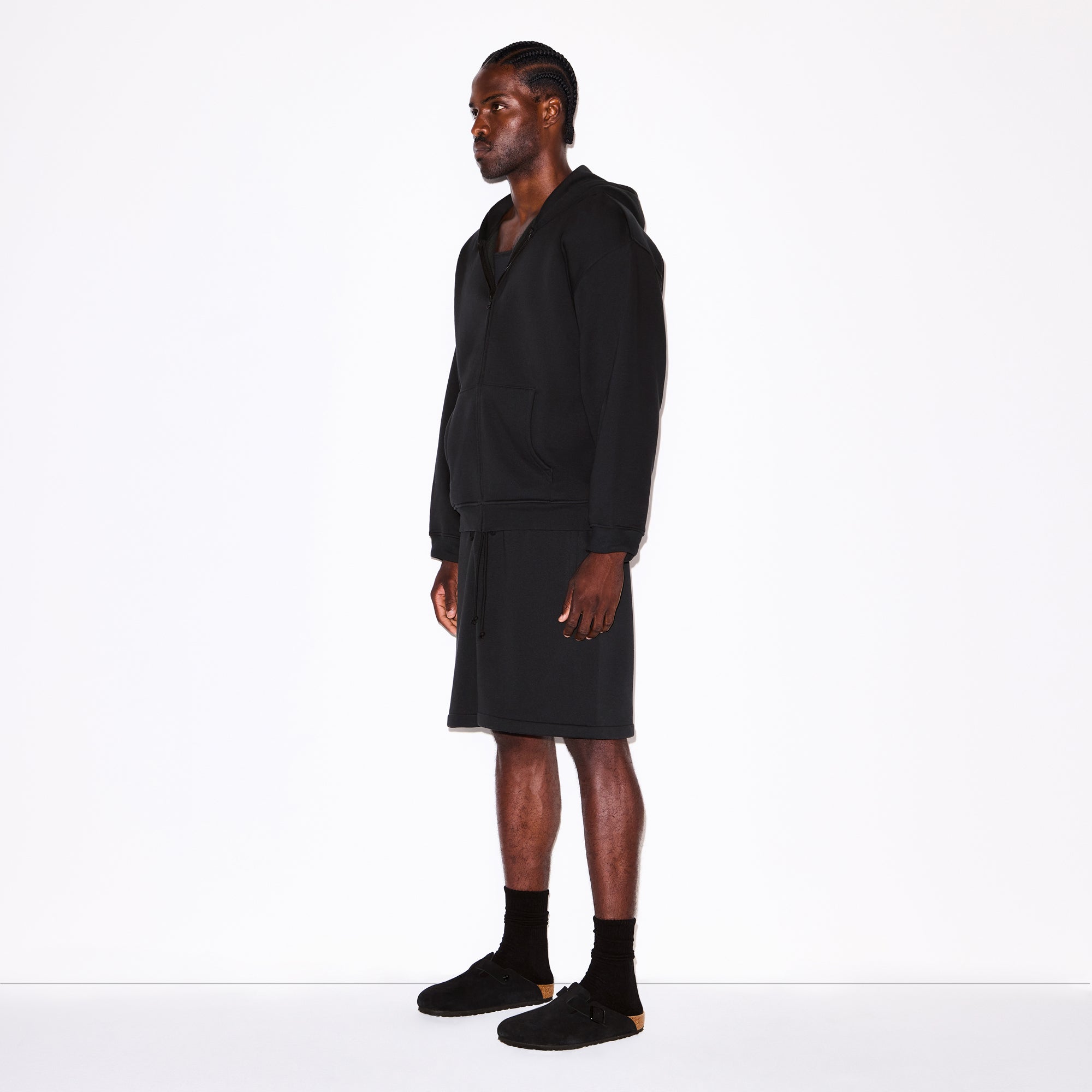Mens Relaxed Zip Up Hoodie - Image 2