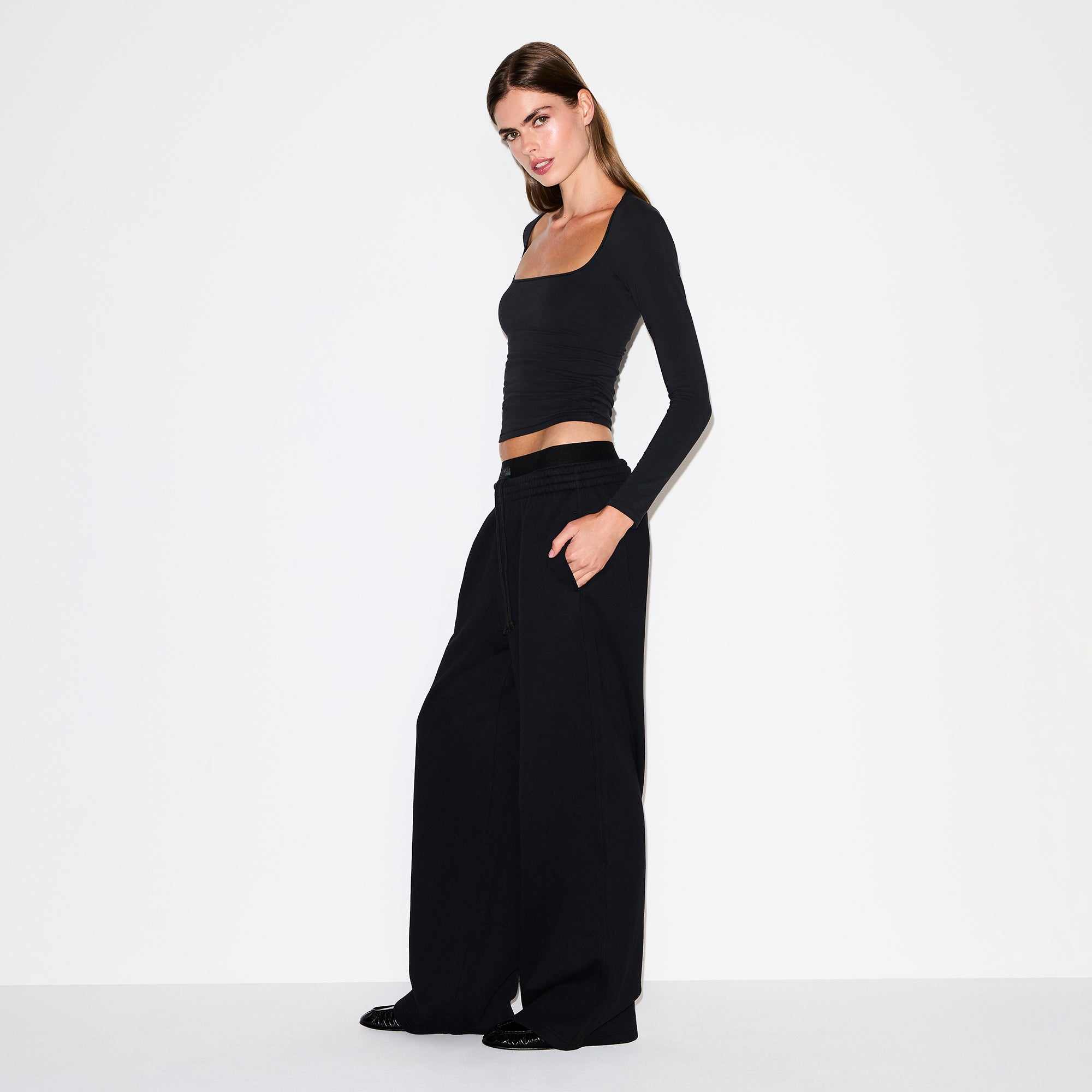 Oversized Double Waistband Pant - Image 2