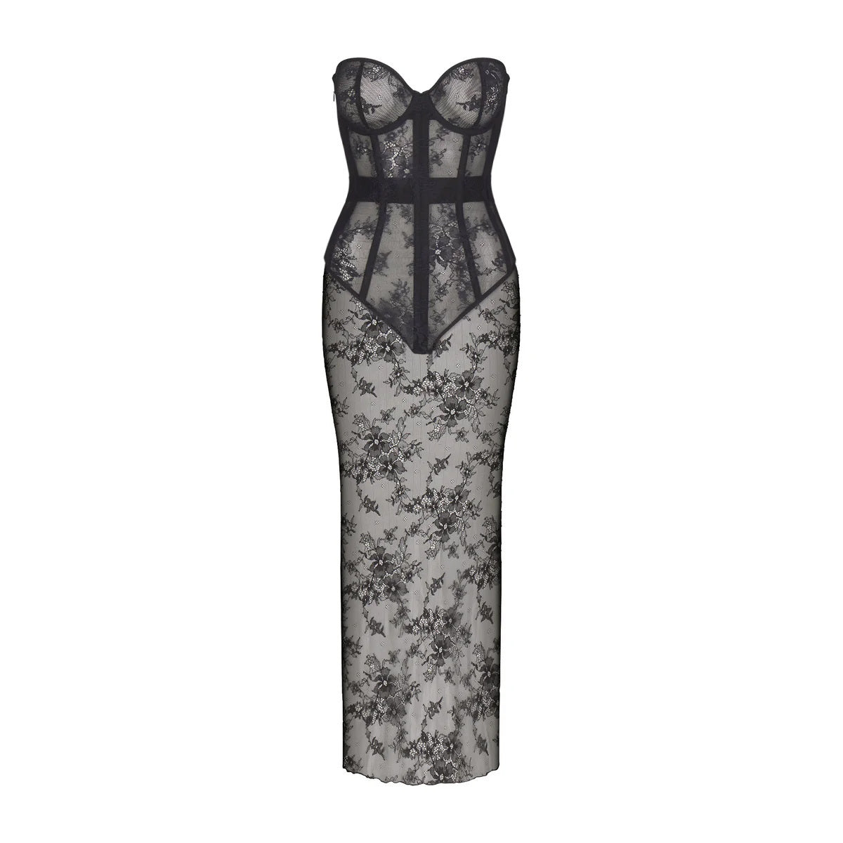 Strapless Corset Long Dress - Image 7