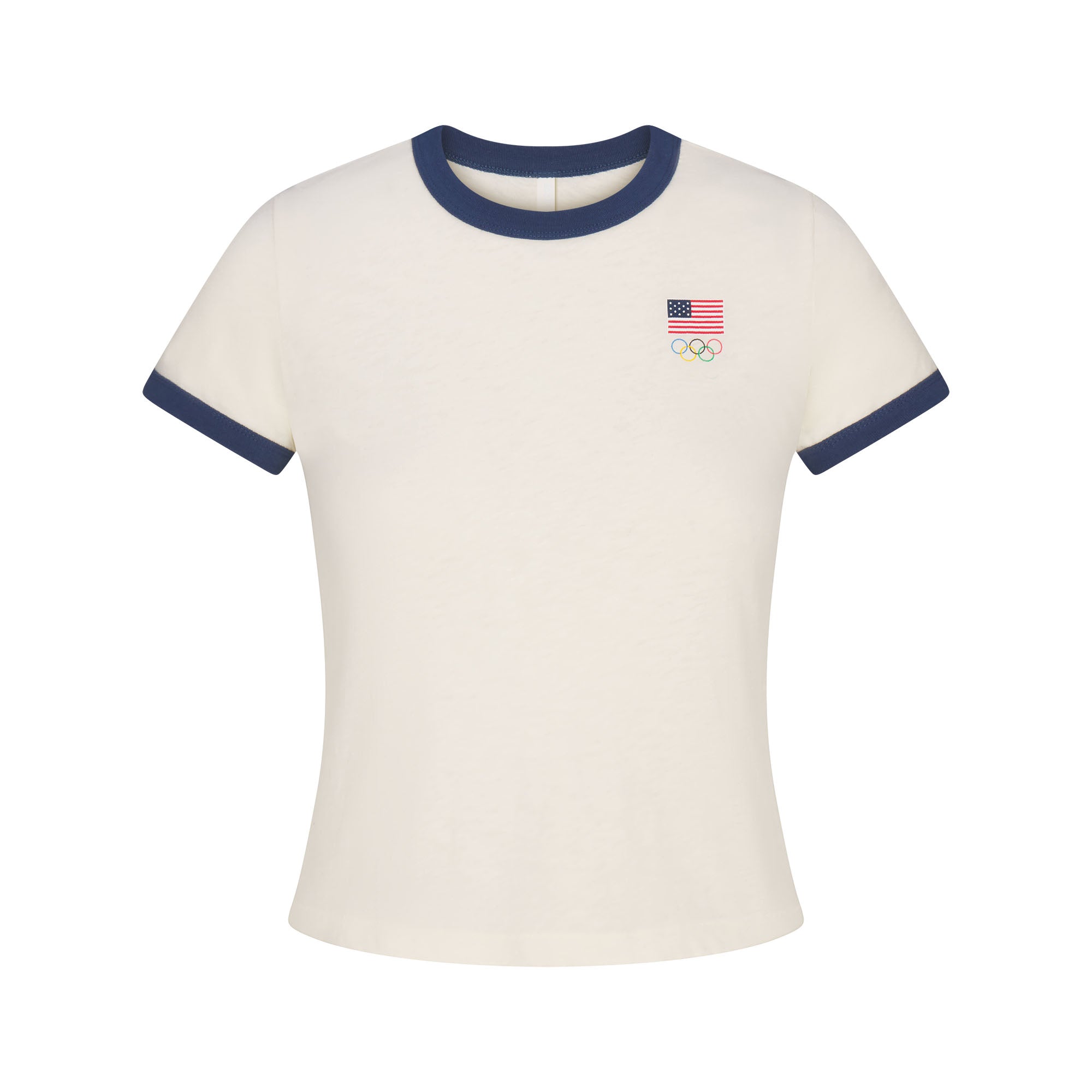 Worn In Jersey Olympic Shrunken T-Shirt - Image 7