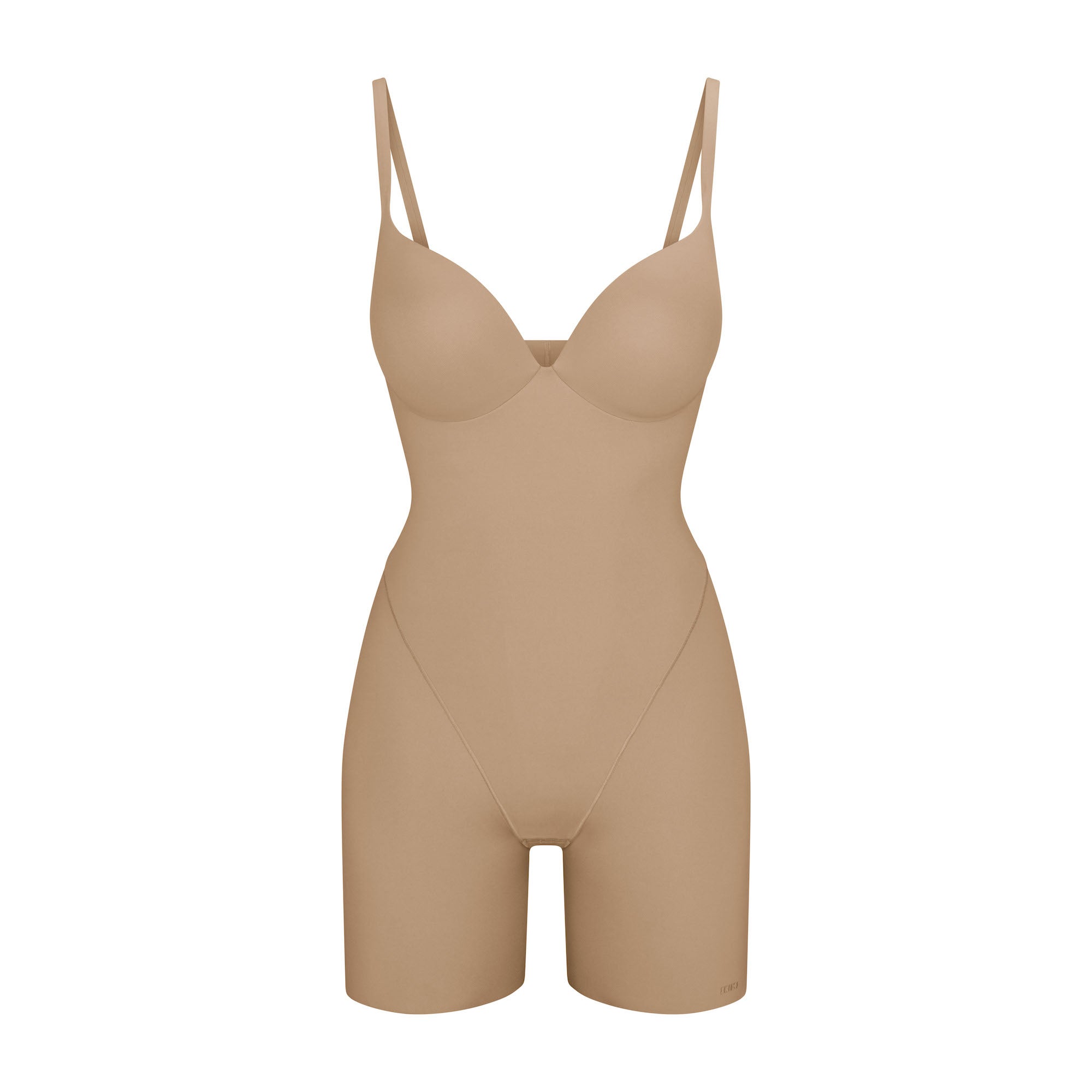 Push-Up Butt Enhancing Padded Mid Thigh Bodysuit - Image 9