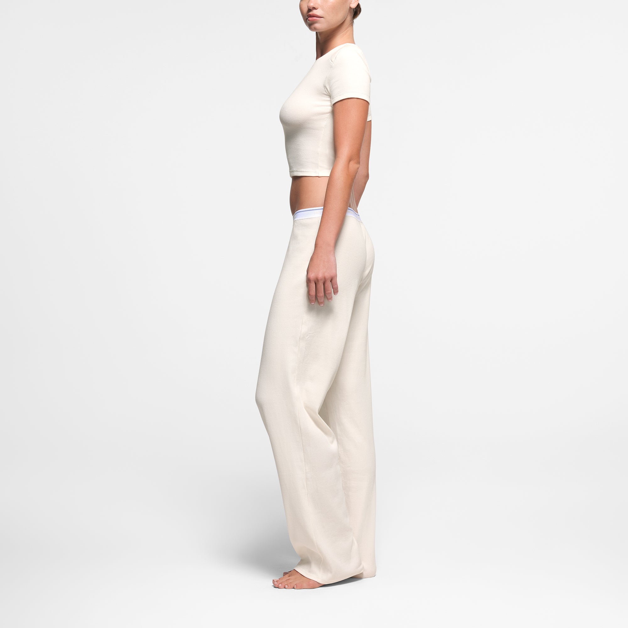 Shoulder Pad Cropped Top - Image 2