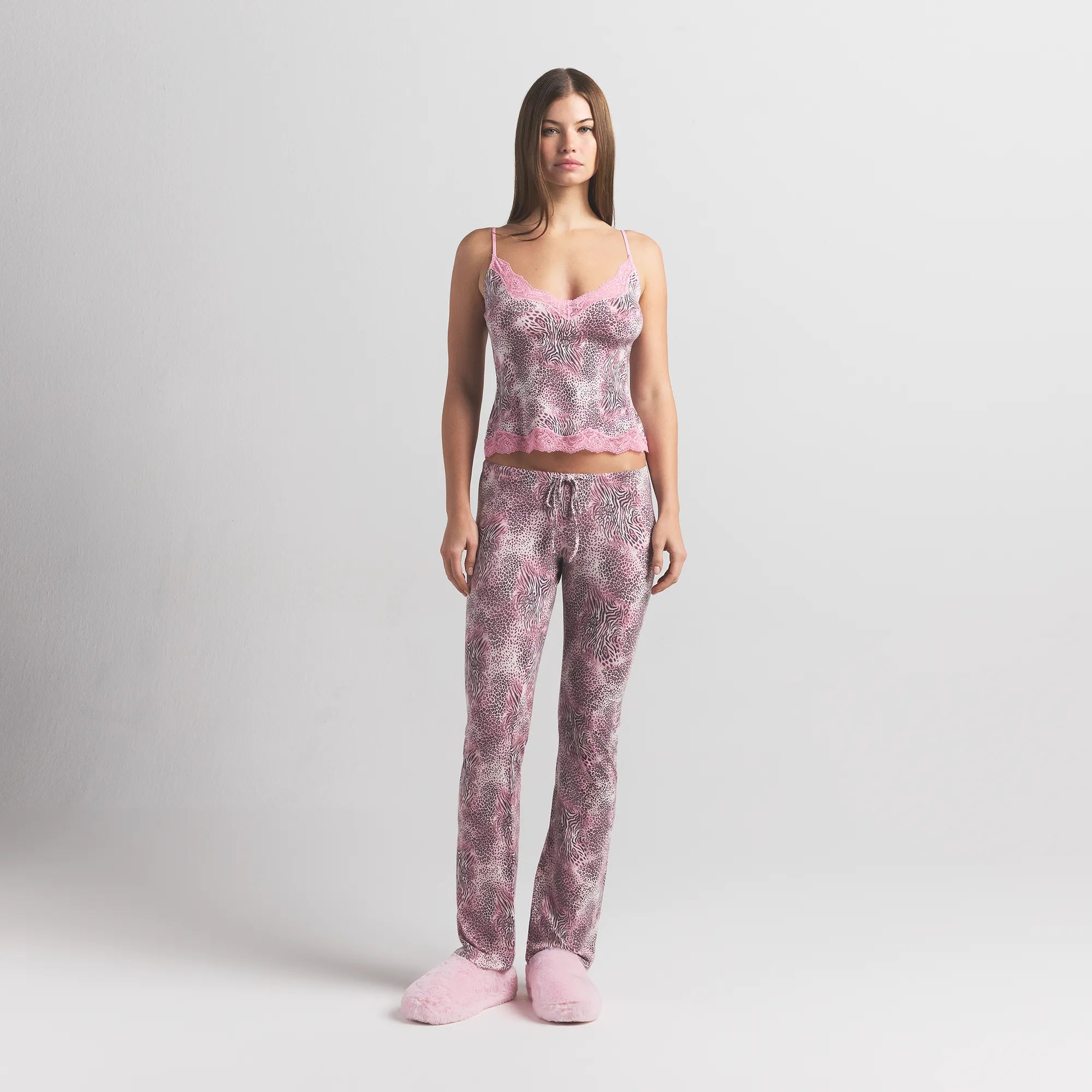 Lace Cami And Pant Set