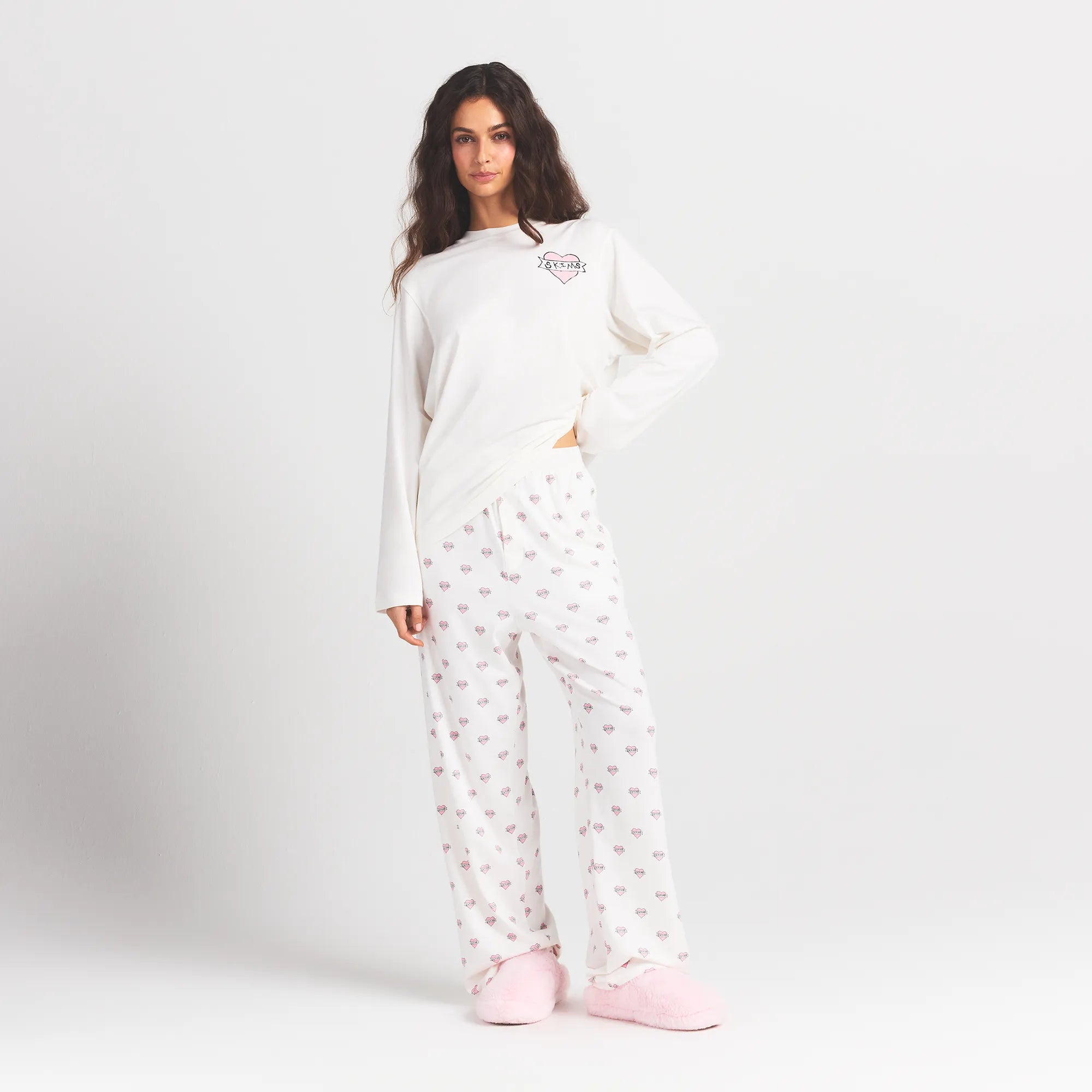 Long Sleeve T-Shirt And Loose Pant Set