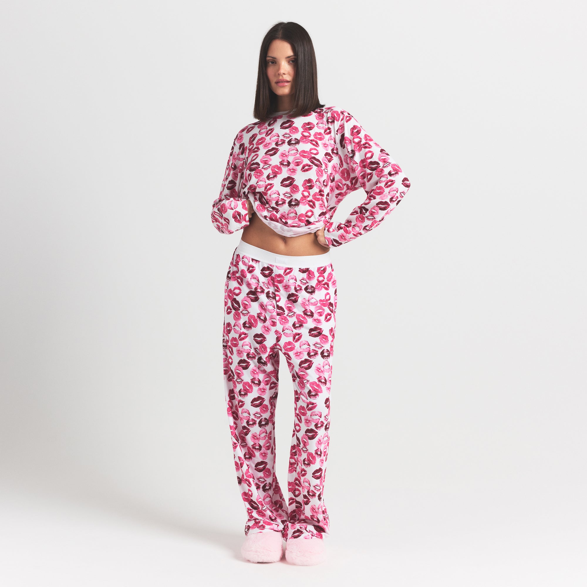 Long Sleeve T-Shirt And Loose Pant Set