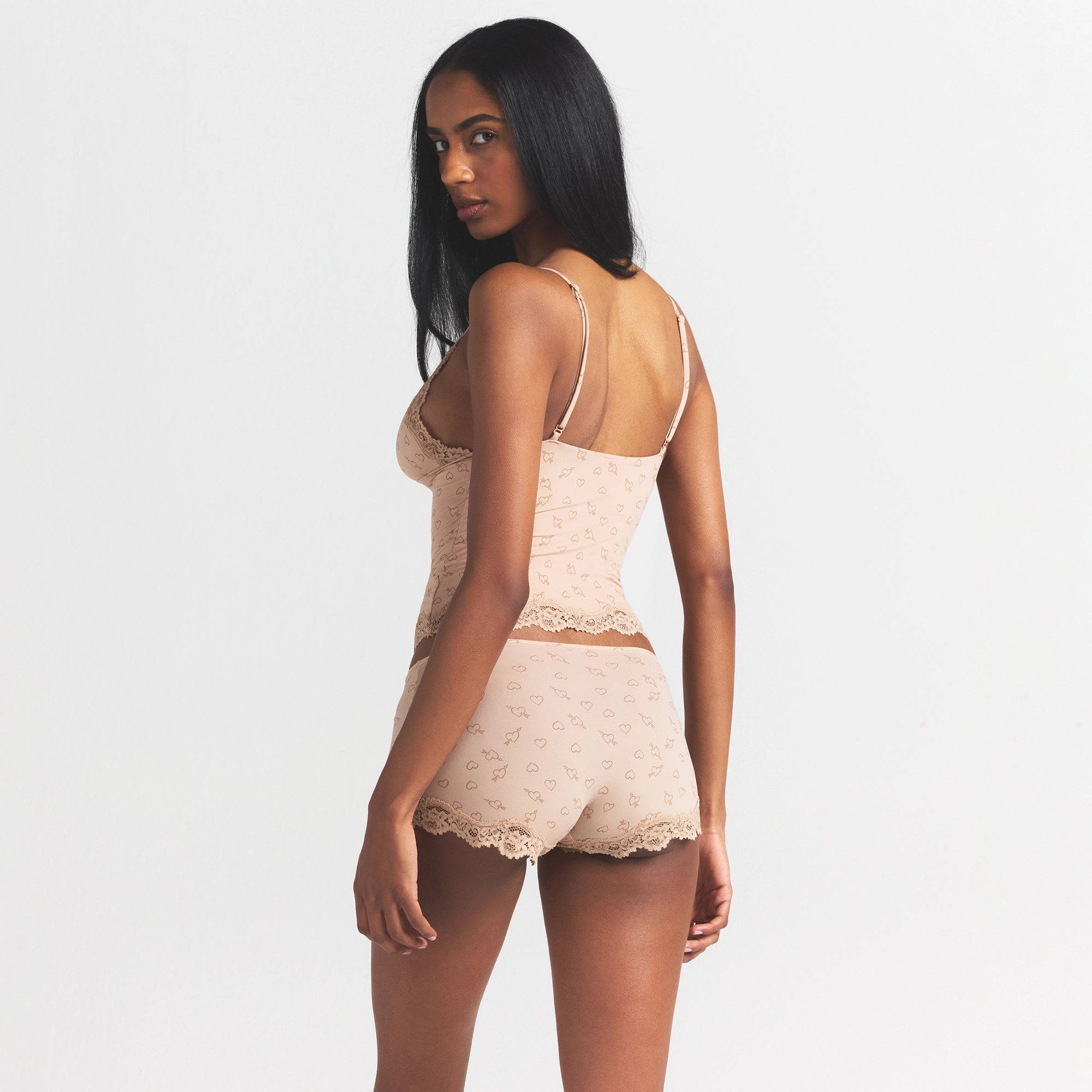 Triangle Cami And Boy Short Set - Image 2