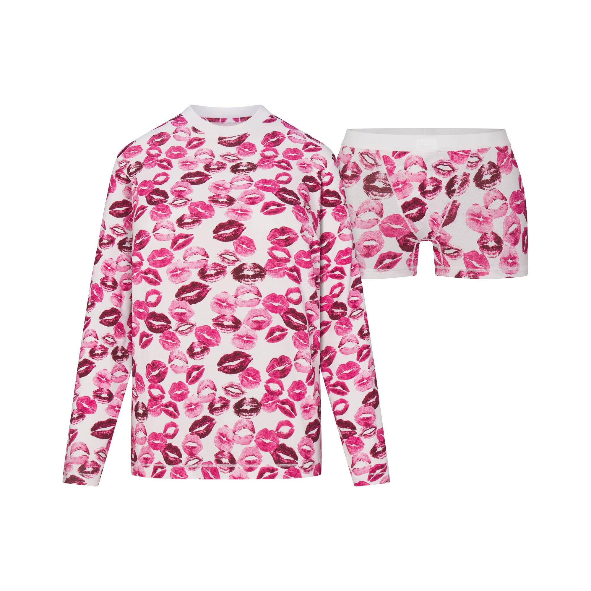 Long Sleeve T-Shirt And Short Boxer Set - Image 8