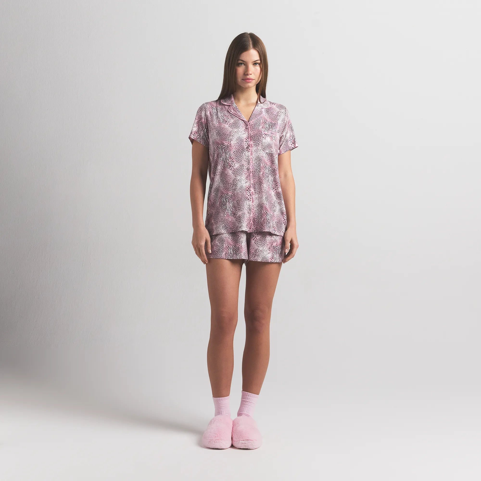 Short Sleeve Button Up Set