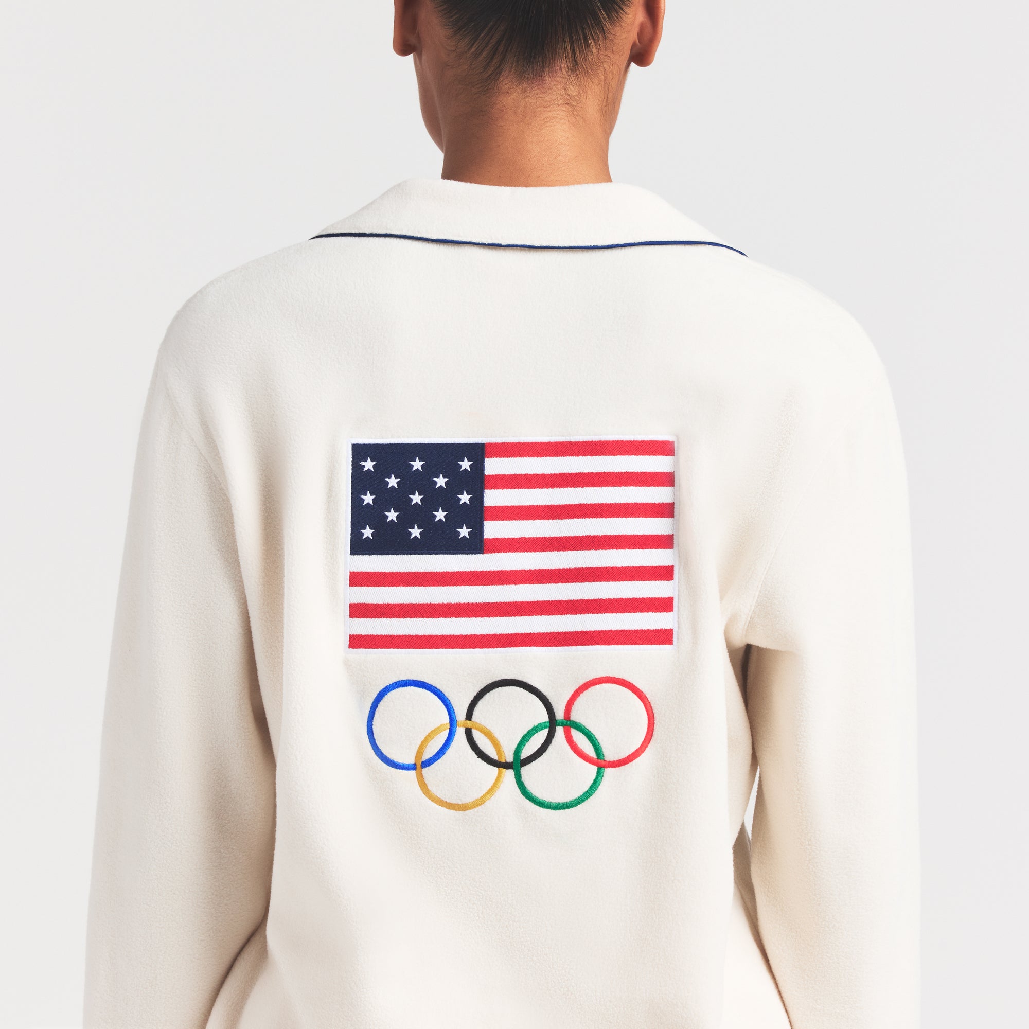 Fleece Unisex Olympic Oversized Sleep Top - Image 2