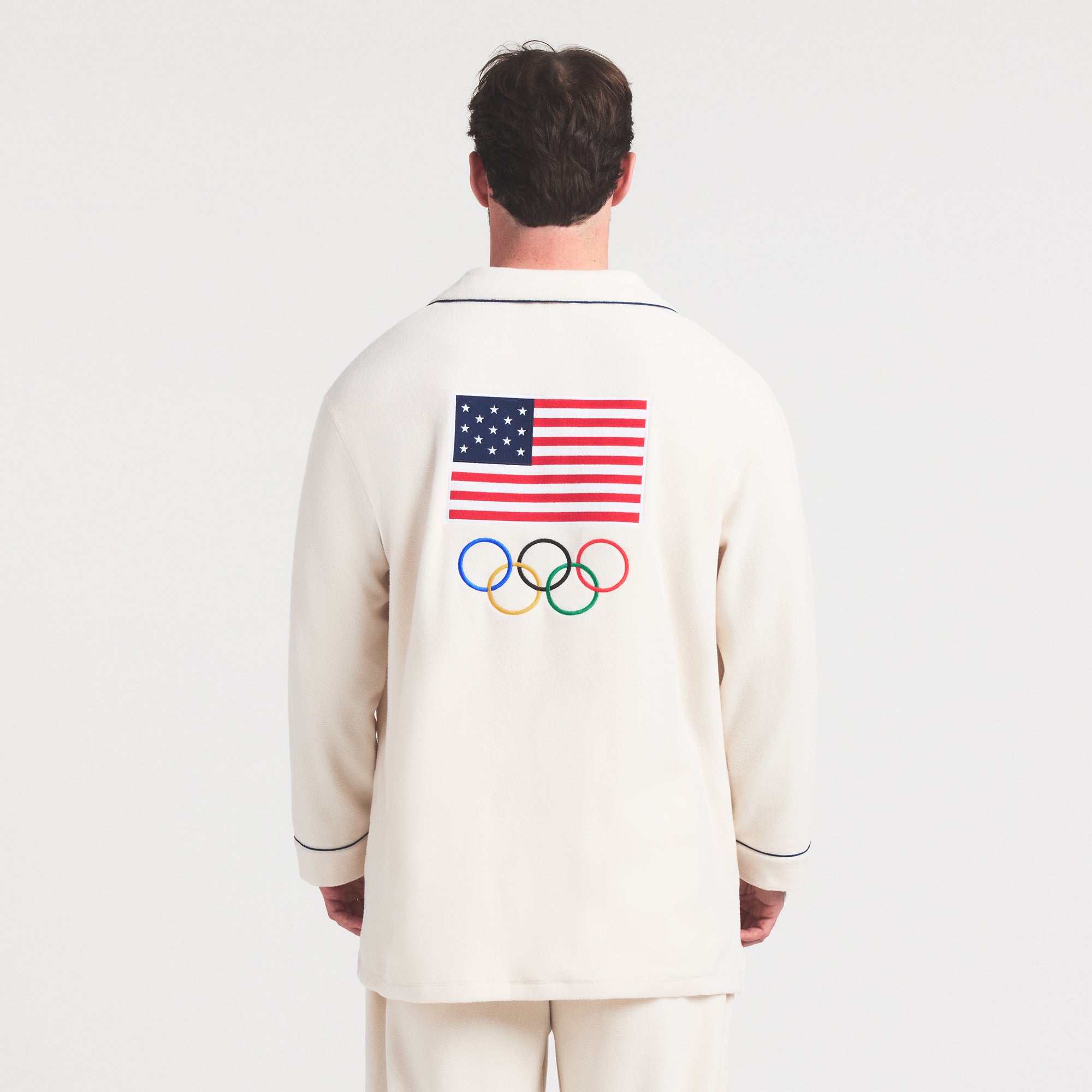 Fleece Unisex Olympic Oversized Sleep Top - Image 8