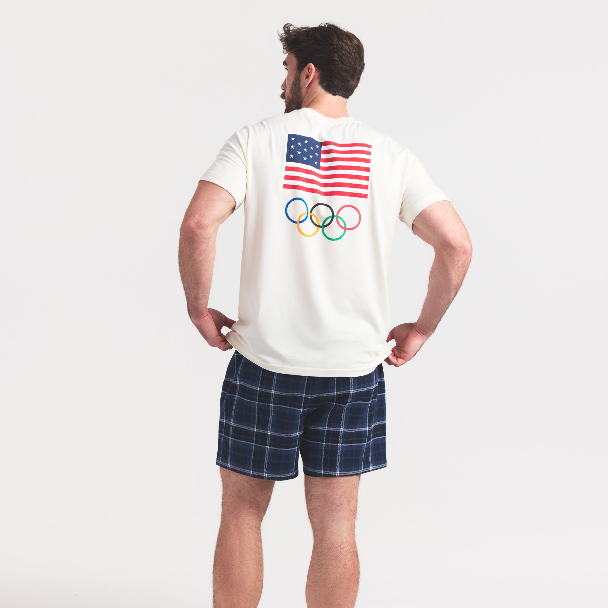 Jersey Sleep Mens Olympic T-Shirt - Image 3