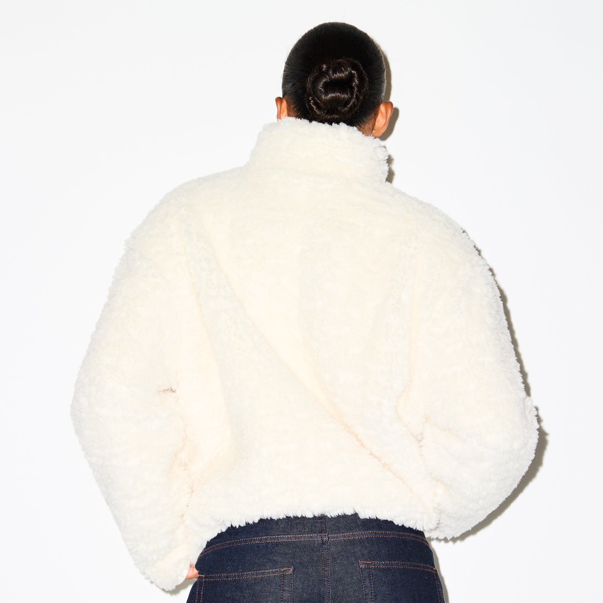 Oversized Mock Neck Jacket - Image 3