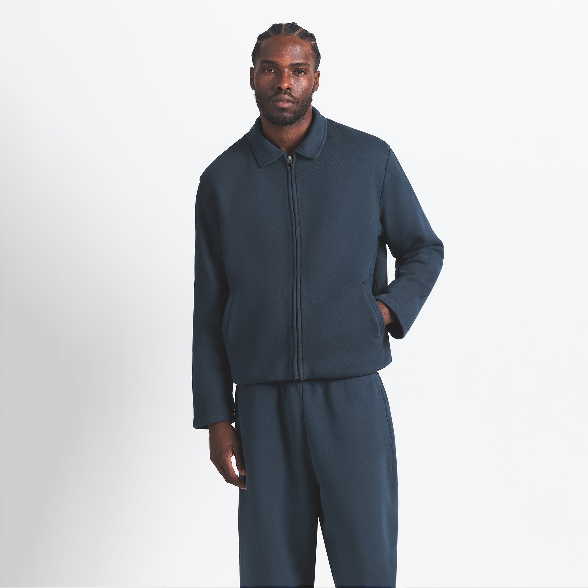 Mens Sherpa-Lined Zip Up Jacket - Image 2