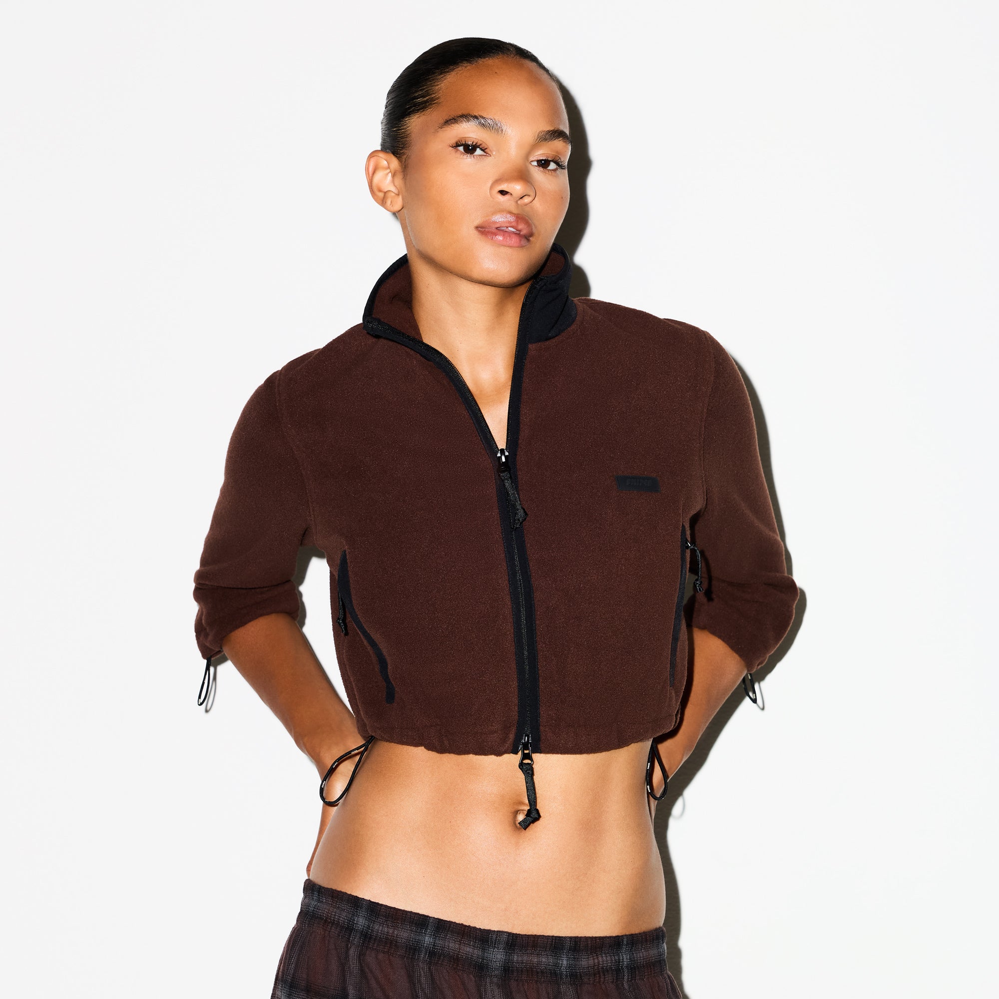 Cropped 3/4 Sleeve Jacket
